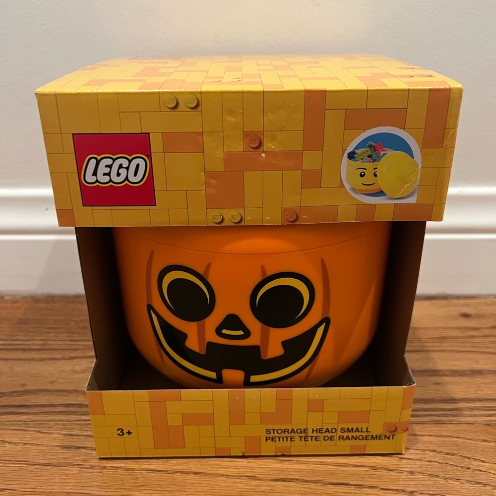 LEGO Pumpkin Storage Head Small Brand New